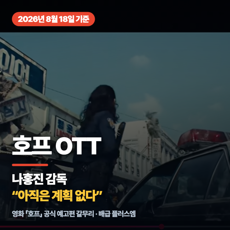 호프 OTT VOD 언제 출시?, 나홍진 감독 아직 계획 없다.