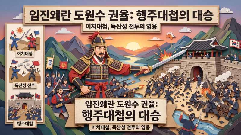 문관 출신 권율은 어떻게 임진왜란 최대의 승전 행주대첩을 이끌었을까?