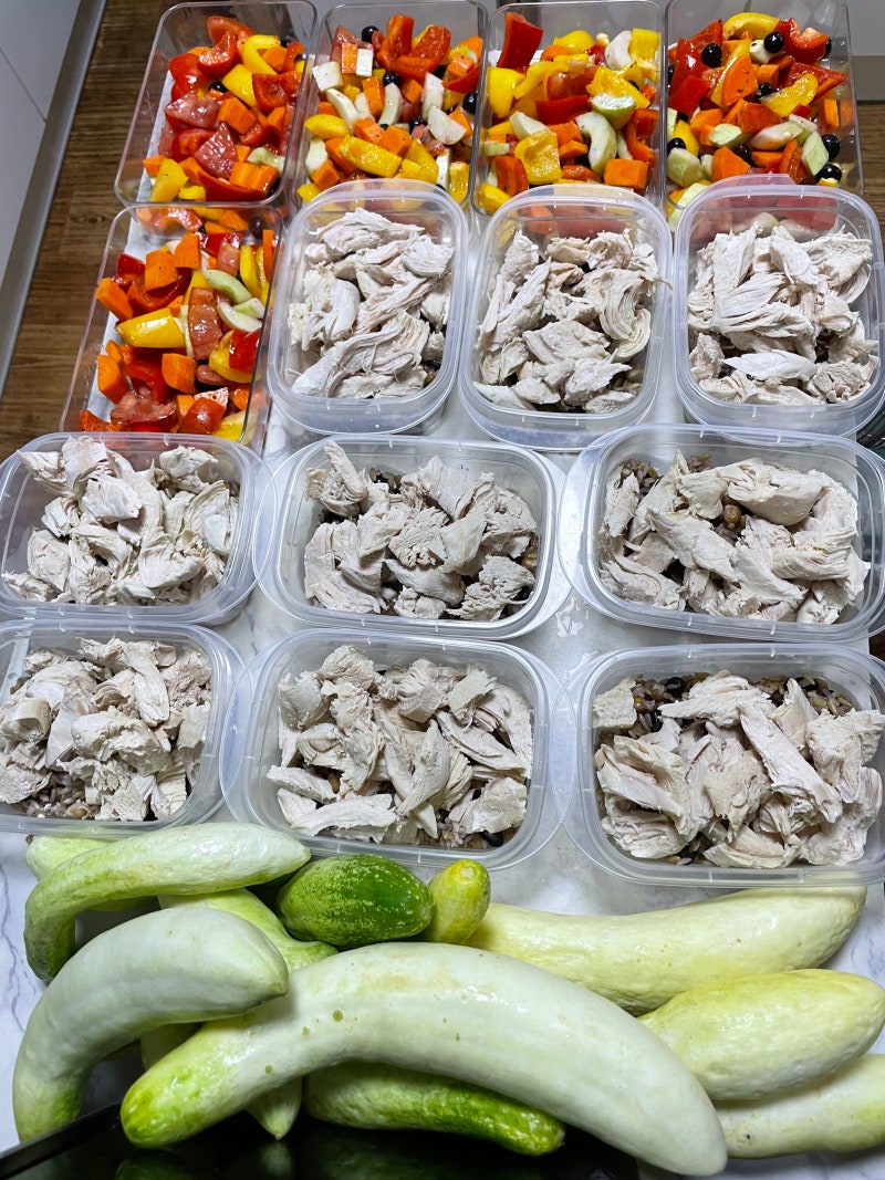 [주간 식단 일기] 이번 주도 든든하게! 다이어트 밀프랩(Meal Prep) 공장 가동