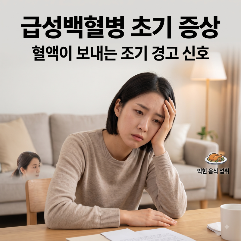 급성백혈병 증상 총정리! 원인부터 피검사 수치 이상, 골수검사 및 치료 가이드