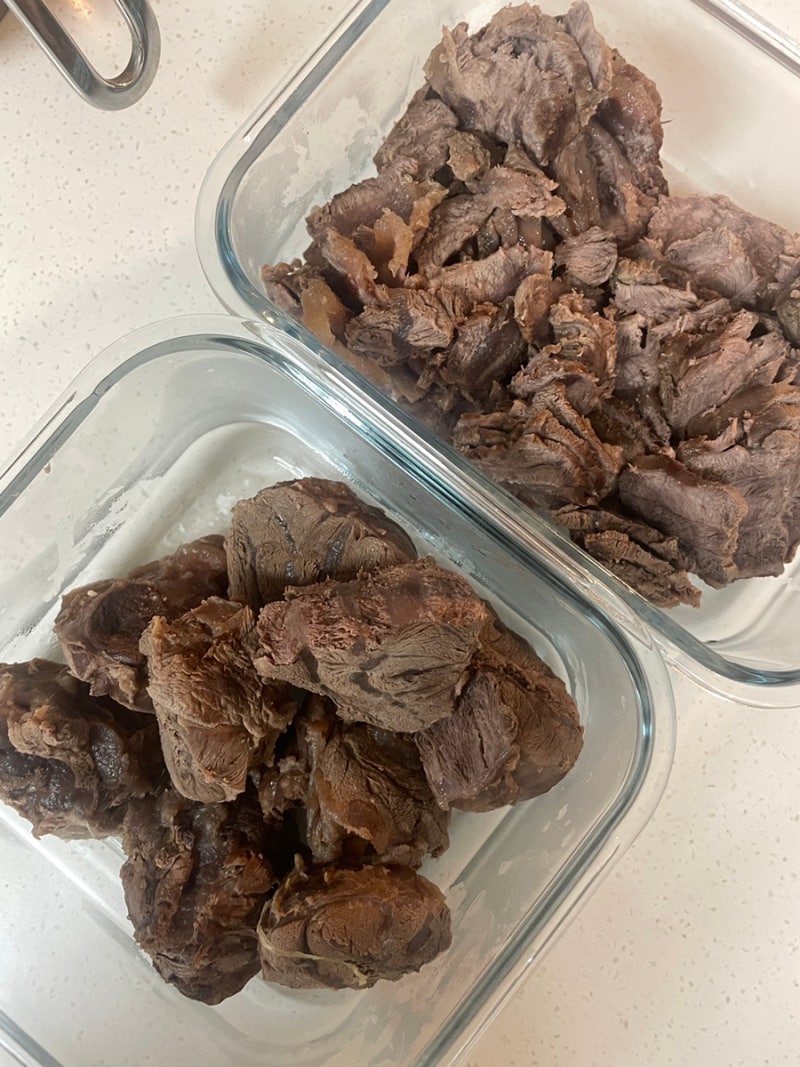 코스트코 아롱사태 삶는법 수육 아롱사태 육수 활용 요리 레시피
