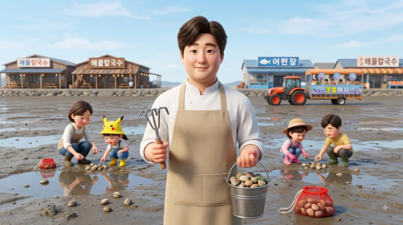 인천 마시안 갯벌체험 가족 나들이: 8시 30분 도착 물때 팁과 잡은 조개 24시간 보관 노하우