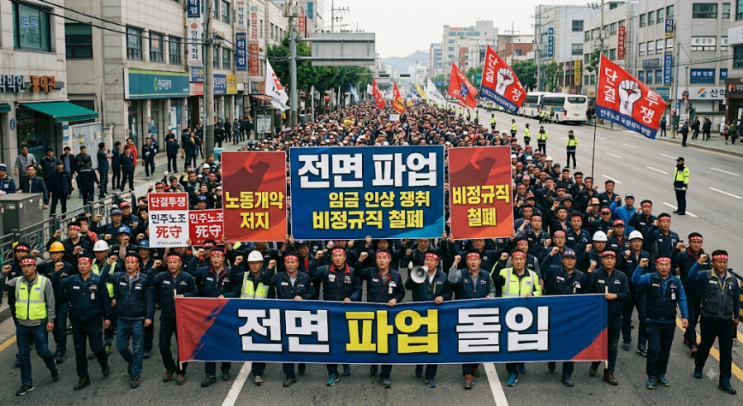 <b>현대차 전면파업</b>! 핵심보기