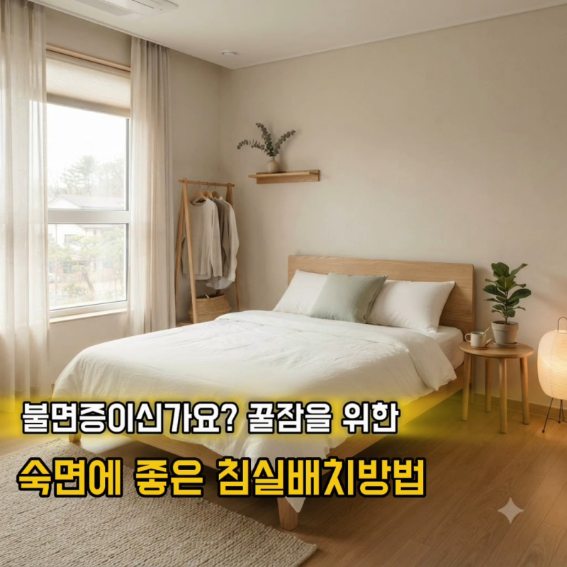 숙면에 좋은 침실 배치 방법, 침대 위치 정하는 4가지 기준