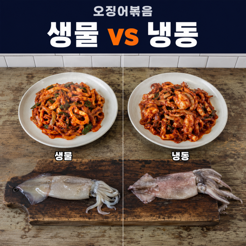 어남선생 오징어볶음 레시피, 양념 만들고 볶을 때 이것부터