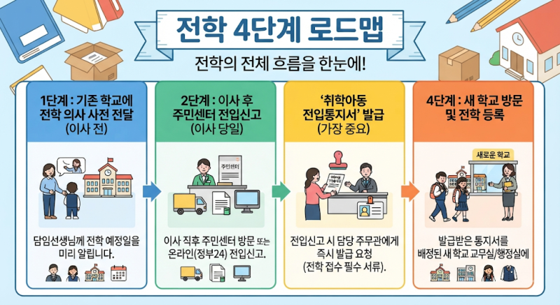 초등학교 전학 절차 및 필요서류 총정리 | 전입신고부터 등교까지 완벽 가이드