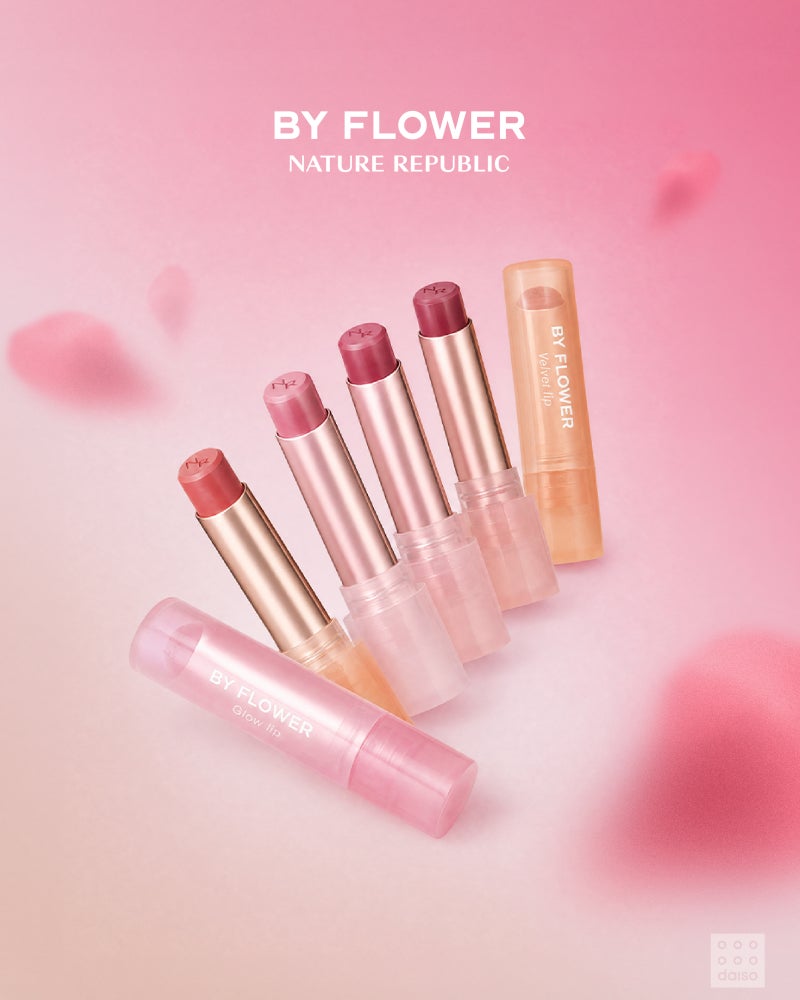 다이소 X 네이처리퍼블릭 ‘바이플라워(BY FLOWER)’ 꽃처럼 화사한 메이크업! 데일리 수채화 ....