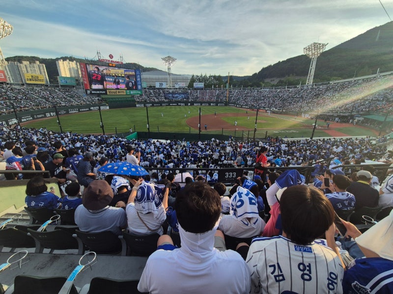 롯데 사직야구장 첫 원정 직관 후기. 삼성팬의 사직구장 방문기