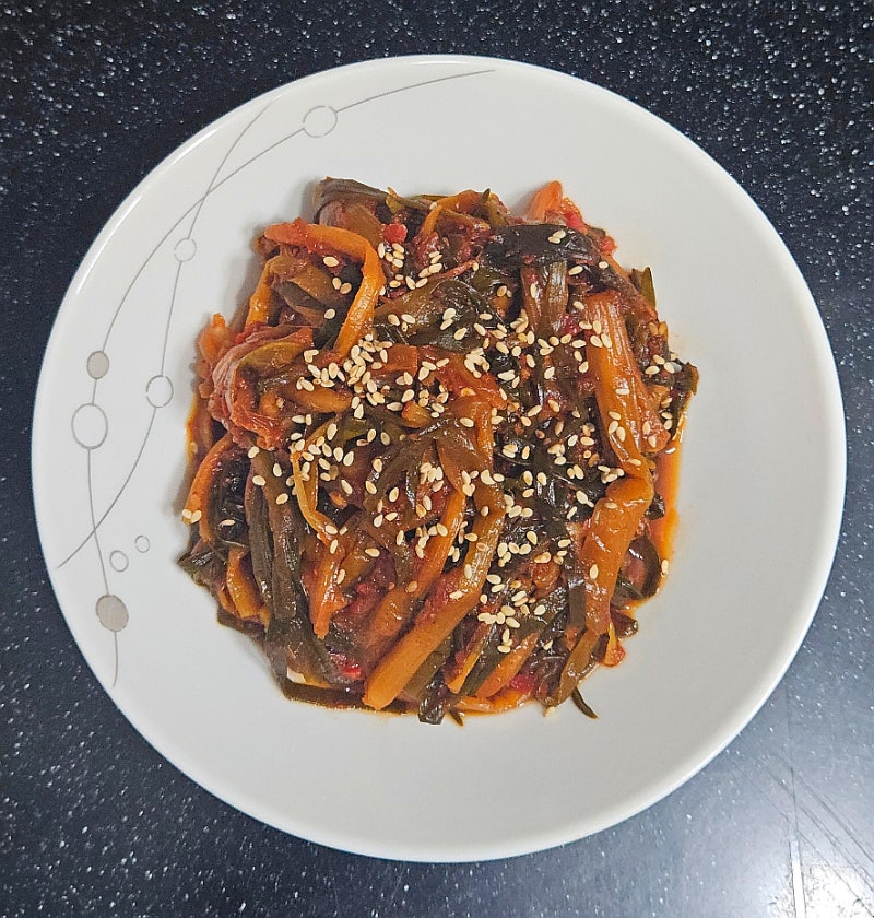파김치 지짐 묵은 파김치 활용요리