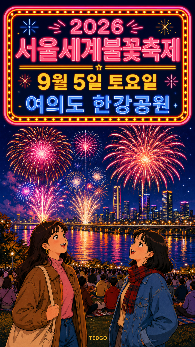 2026 서울세계불꽃축제 일정｜여의도 당일치기·1박 2일 코스, 교통·먹거리·숙박 총정리