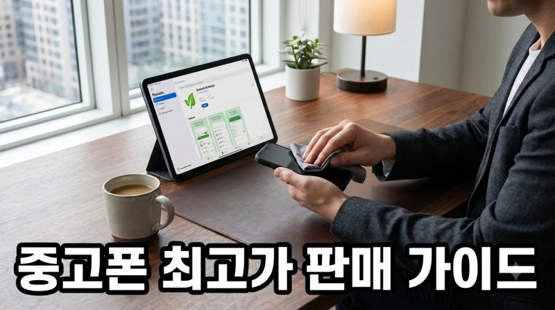 기기값 방어 작전! 3040 직장인을 위한 중고폰 최고가 판매 가이드 (당근마켓 vs 민팃)