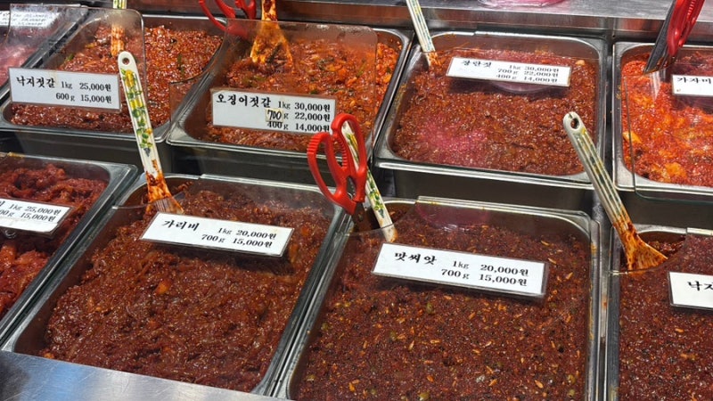 속초 중앙시장 젓갈 맛집 황부자젓갈｜두번째 방문 또간집 속초중앙시장 젓갈 포장 후기