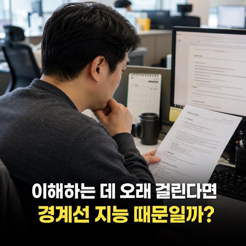 성인 경계선 지능 모르고 살 수도 있어요.. 일상에서 겪는 어려움 5가지