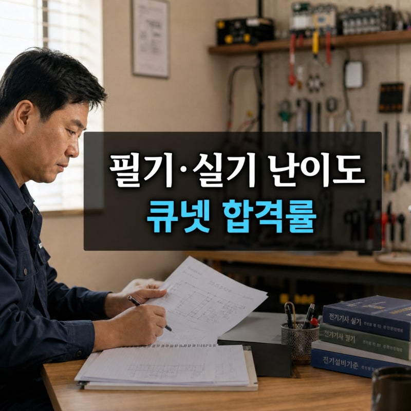 전기기능사 필기·실기 난이도와 합격률 (+큐넷 통계 기준)