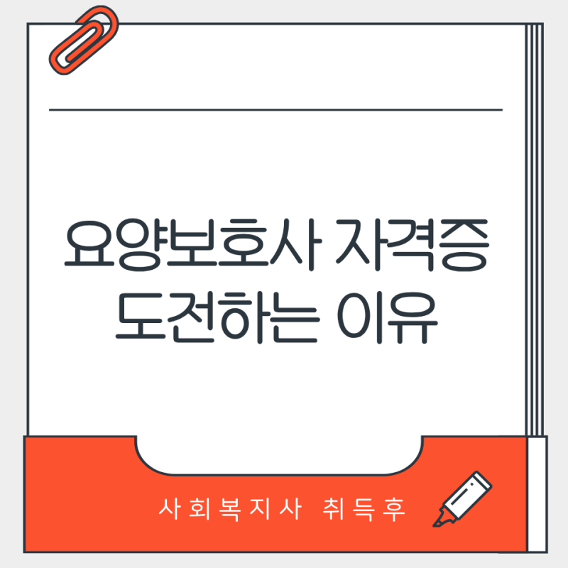 사회복지사 2급 취득 후 요양보호사 자격증 도전, 교육시간부터 취업 활용까지