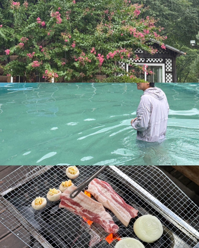 Gyeongnam Miryang Pension: Log Cabin Forest Village, a Cost-Effective Private Accommodation with a Pool