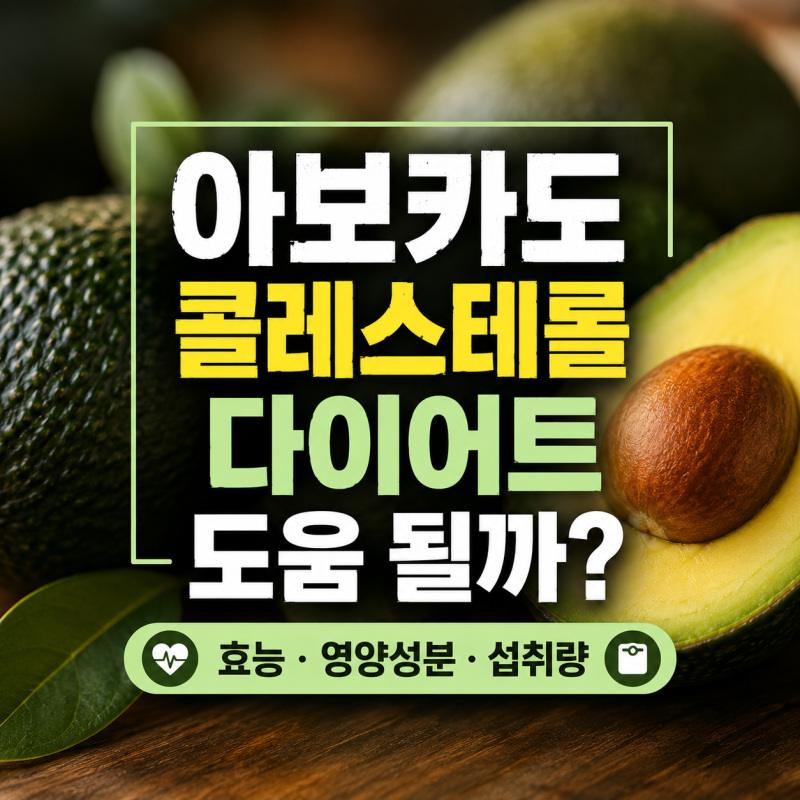 아보카도 콜레스테롤, 다이어트에 도움 될까? 효능, 영양성분, 섭취량 총정리