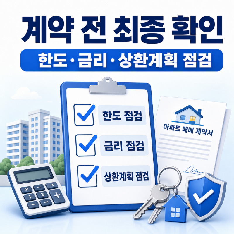 아파트 주택담보대출 한도조회 전 확인사항, LTV·DSR 계산부터 최저금리 찾는 방법