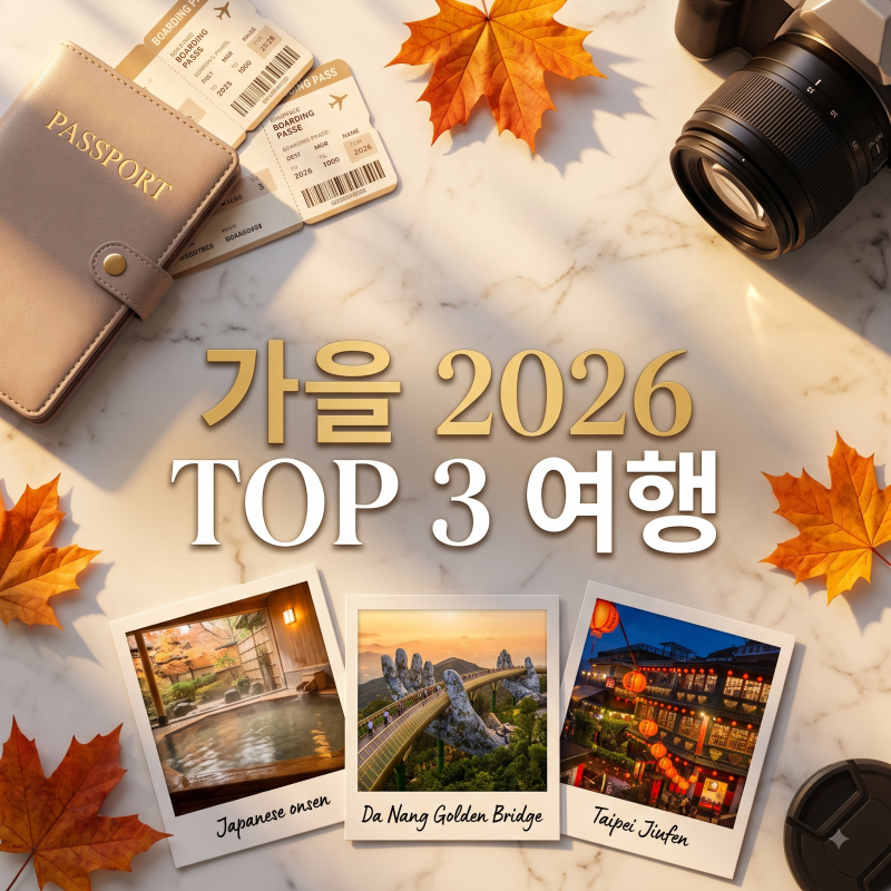 ✈️ [2026 추석 해외여행 완결판] 추석 연휴 인기 여행지 BEST 3 총정리 (주요 관광지·쇼핑 필....