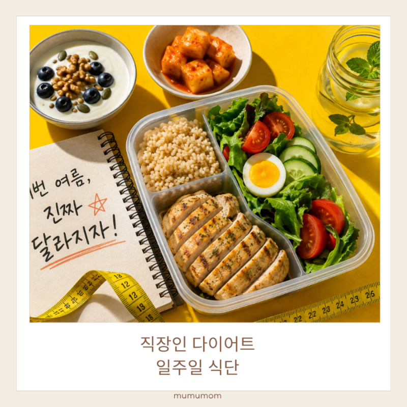 여름철 직장인 다이어트 식단 일주일 플랜, 도시락 꿀팁