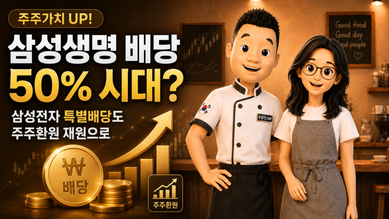 삼성전자가 돈을 벌면 왜 삼성생명 주주가 웃을까? ‘배당 50% 시대’가 던지는 진짜 질문