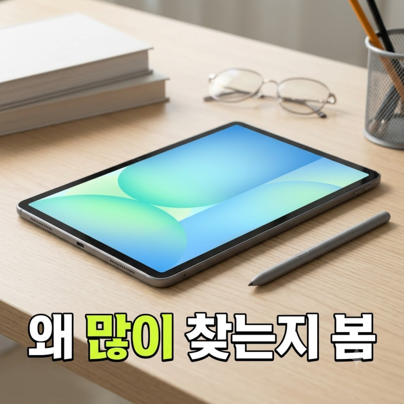 갤럭시탭 S10 FE, 인강용 태블릿으로 사기 전 꼭 볼 기준