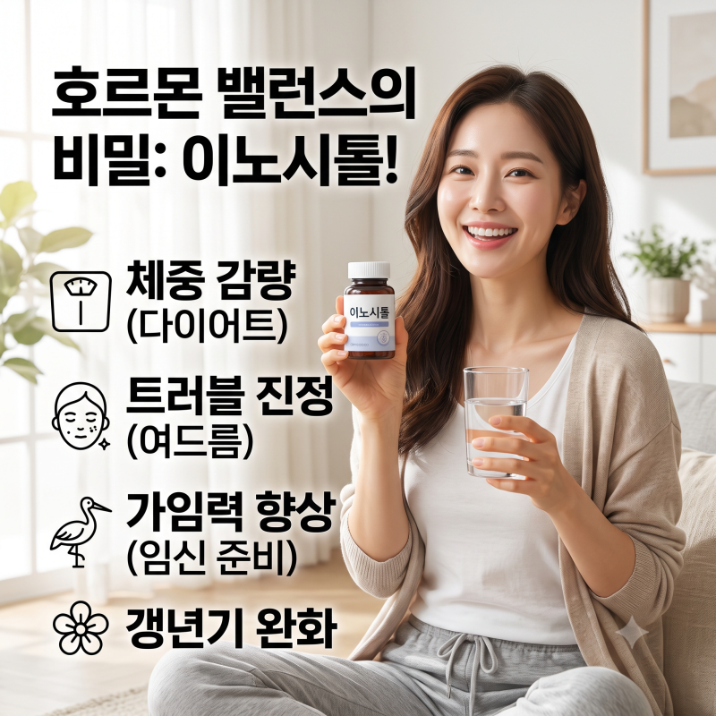 이노시톨 효능 부작용 다이어트 효과 총정리 (+ 여드름, 임신, 갱년기, 남자)