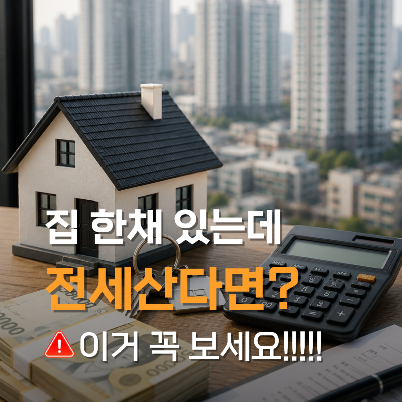 내 집 세주고 나는 전세? 1주택자 전세대출 규제, 모르고 계약하면 낭패