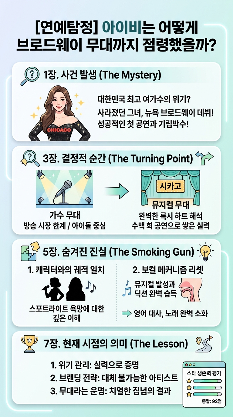 [연예탐정] 아이비는 어떻게 브로드웨이 무대까지 점령했을까?