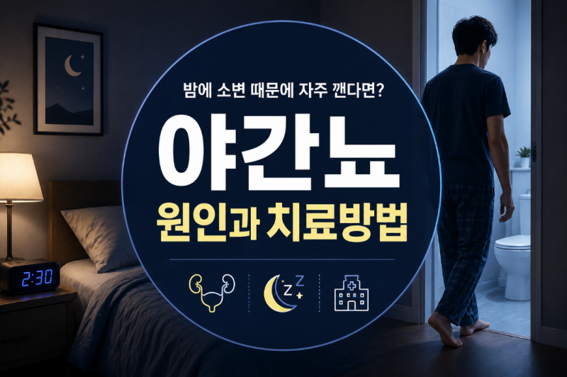 밤에 소변 때문에 자주 깬다면? 야간뇨 원인과 치료방법