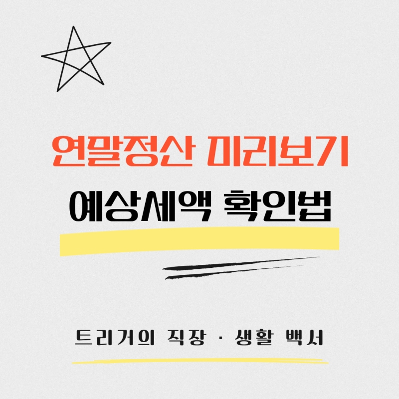 2026년 귀속 연말정산 미리 보기｜예상세액 확인부터 카드 사용액 입력까지