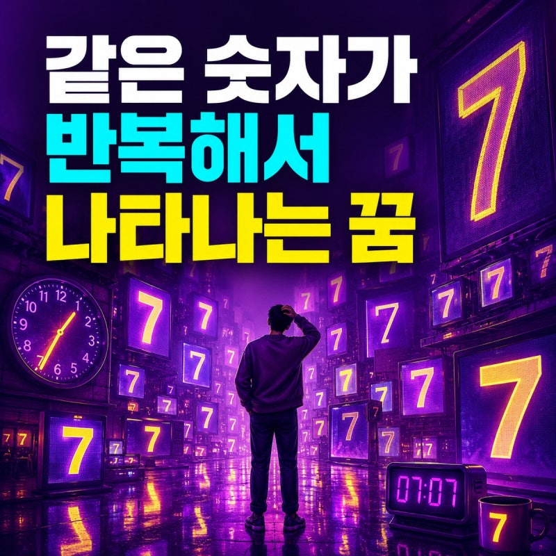 같은 숫자가 반복해서 나타나는 꿈의 의미｜숫자별 상징과 해석 방법