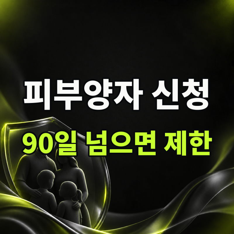 건강보험피부양자자격 신청방법, 90일 넘기면 원칙상 제출일부터 취득