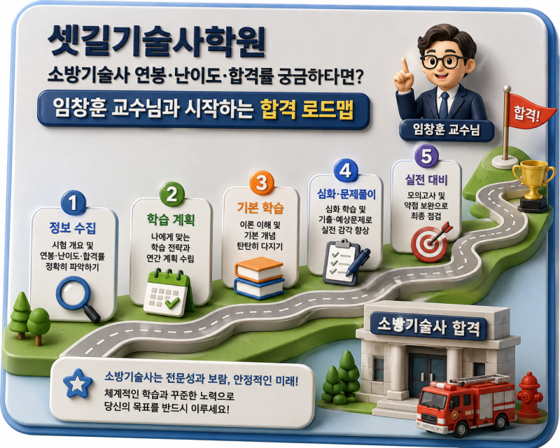 소방기술사 연봉·난이도·합격률 궁금하다면? 임창훈 교수님과 시작하는 합격 로드맵