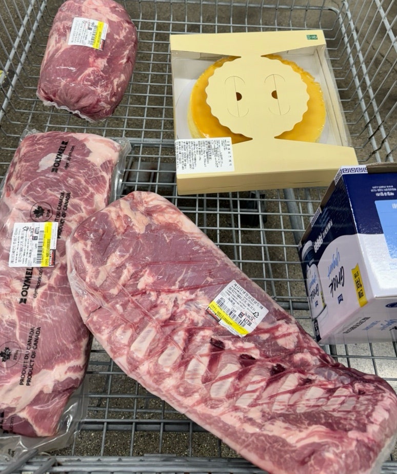 코스트코 캐나다산 목살 삼겹살 등갈비 후기