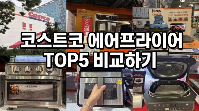 코스트코 에어프라이어 TOP 5 비교해봤어요 고미아 닌자 쿠진아트 GEEK