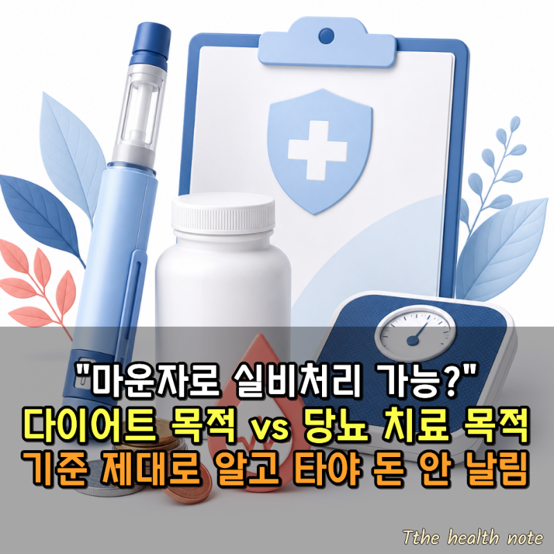 "당뇨약으로 마운자로 처방받았다면 실비 가능할까요…"다이어트 목적과 갈리는 기준