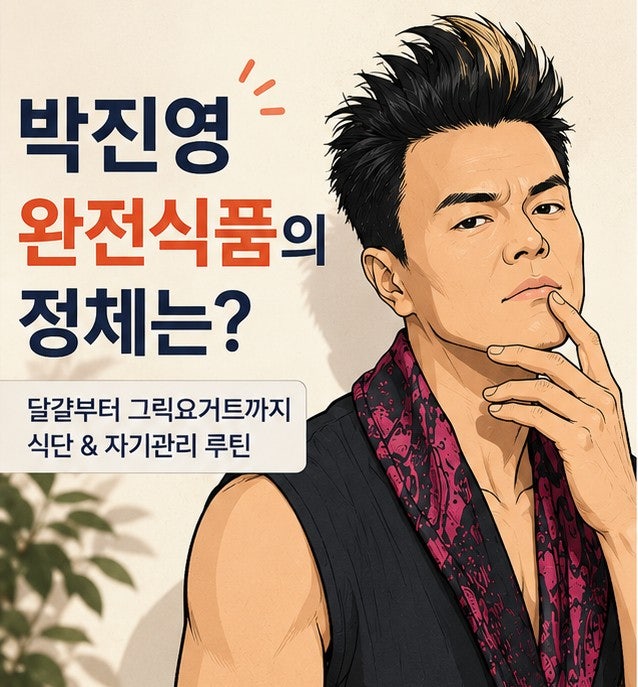 박진영 완전식품의 정체는? 달걀부터 그릭요거트까지 식단 & 자기관리 루틴