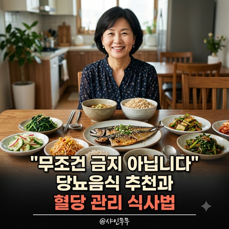 "무조건 금지 아닙니다" 당뇨음식 추천과 혈당 낮추는 식사법 5가지