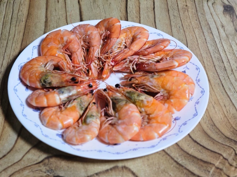 집에서 만드는 새우 소금구이, 산지 직송 요리