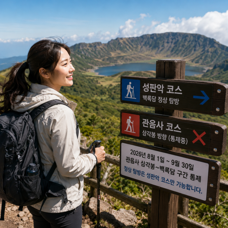 한라산 탐방예약 방법, 예약 시기·취소 기준이 의외로 다르네요