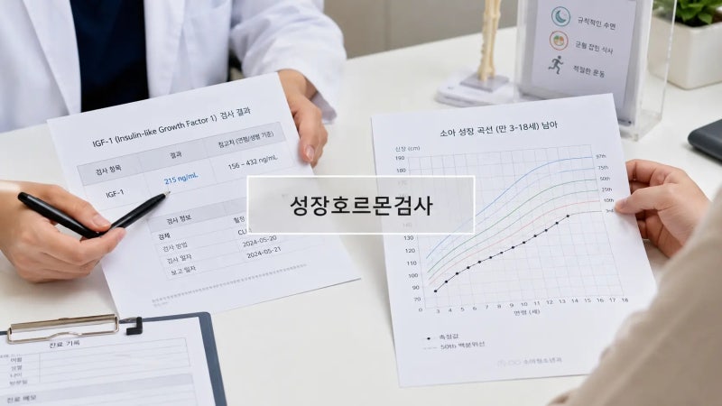 아이 키 안 클 때 성장호르몬 검사? 성장판·뼈나이 기준