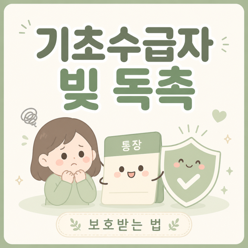 "기초수급비는 못 건드린다?" 기초수급자 빚 독촉, 보호받는 법