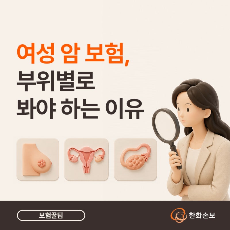 여성암 보험, 유방암·자궁암·난소암 따로 봐야 하는 이유(ft. 한화 시그니처 여성 건강보험4.....