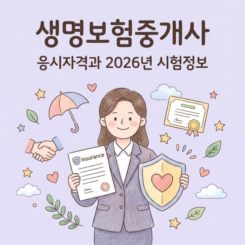생명보험중개사 응시자격과 2026년 시험정보