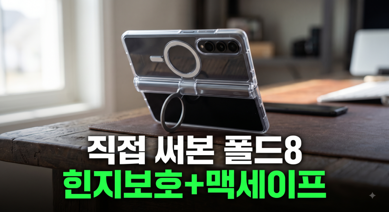 폴드8 케이스 힌지보호와 맥세이프 자력까지 따져본 솔직 후기