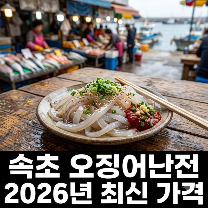 속초 오징어난전, 2026년 방문 전 필수! 가격, 운영시간, 바가지 논란 총정리
