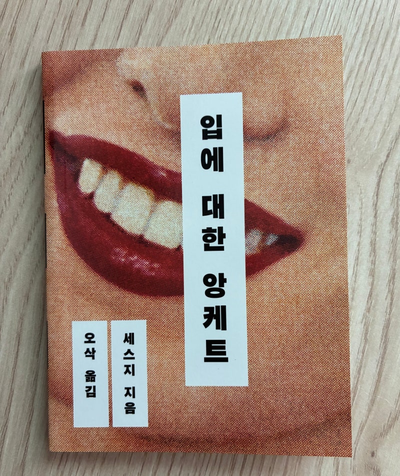 [세스지] 입에 대한 앙케트