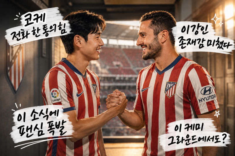 "코케가 직접 연락했다" 이강인 입단식서 공개한 비하인드