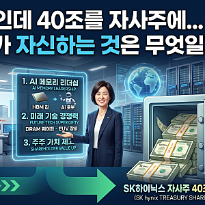 AI 고점 논란 속 40조 베팅…SK하이닉스는 왜 자기 주식을 사나